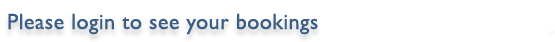 Please log in to see your bookings